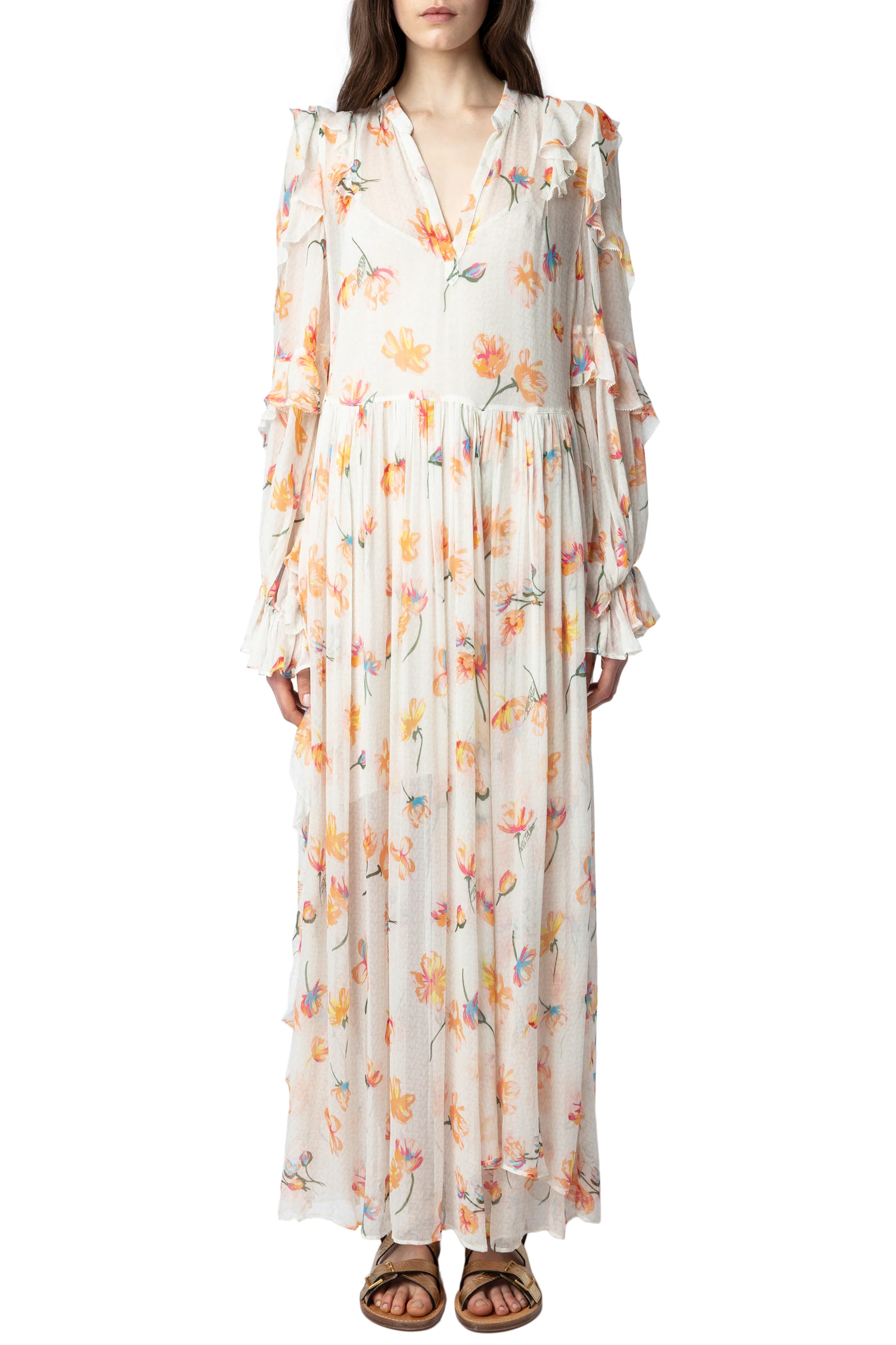 Riciny Mousseline Courtney Dress | Off-White