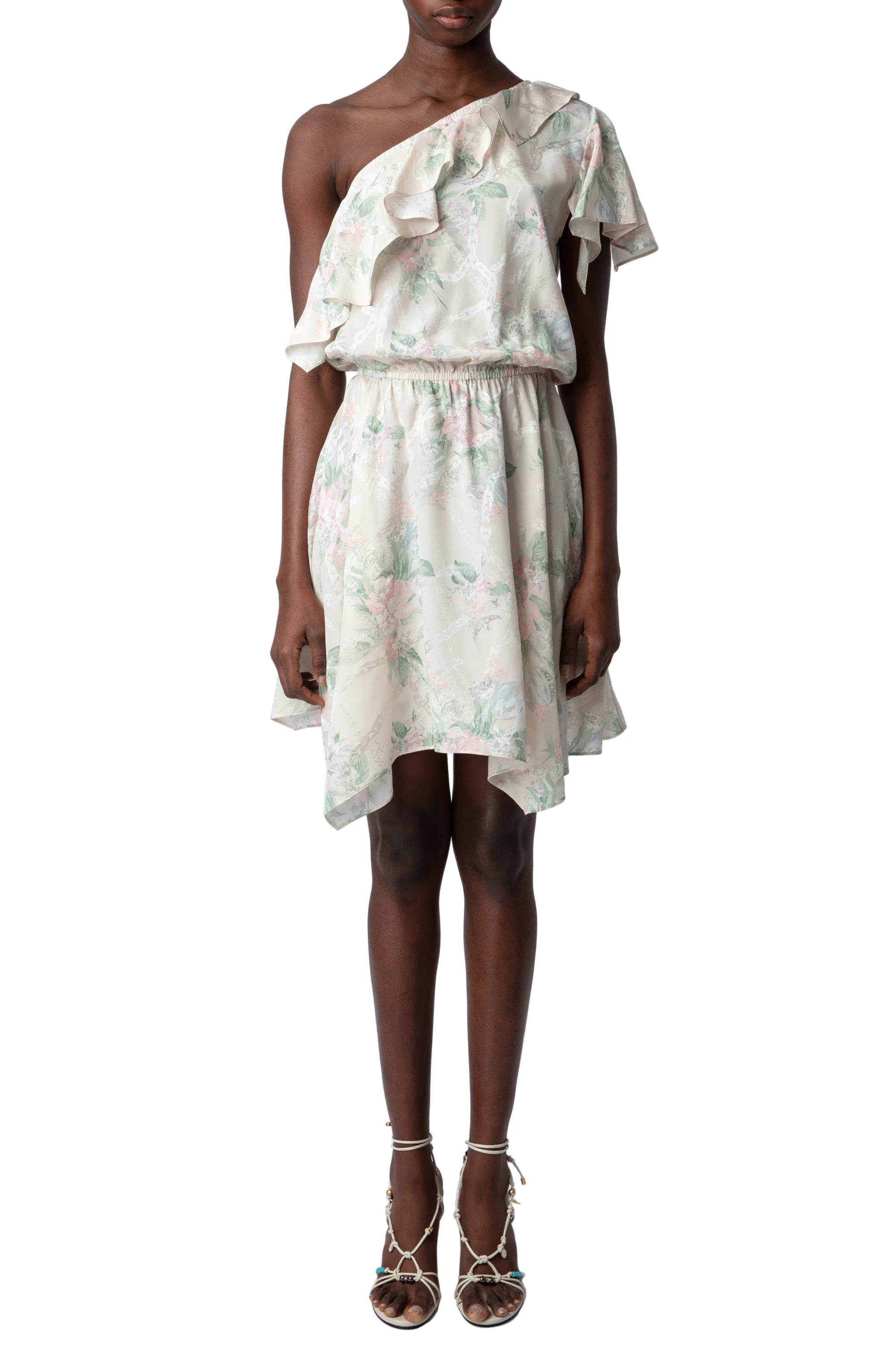 Robbie Jacquard Chaines Faded Dress | Off-White