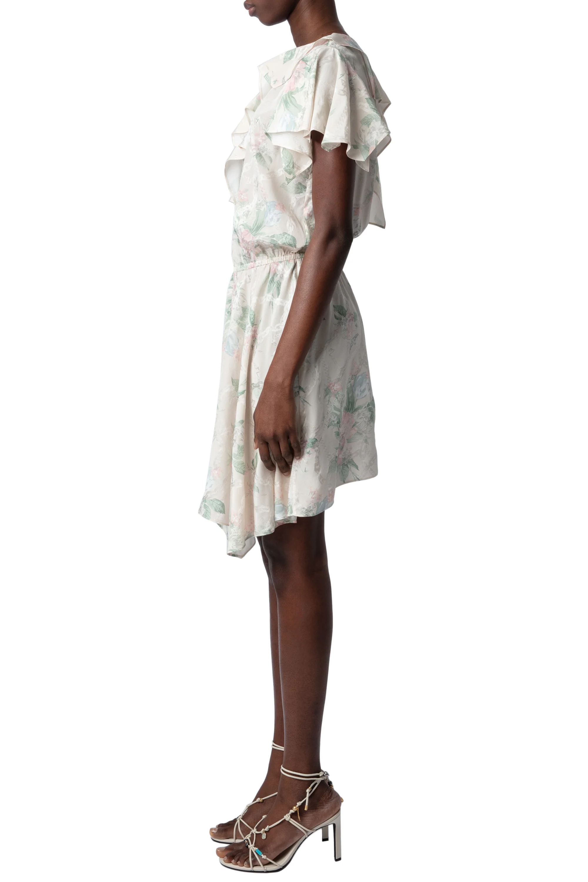 Robbie Jacquard Chaines Faded Dress | Off-White - Image 4