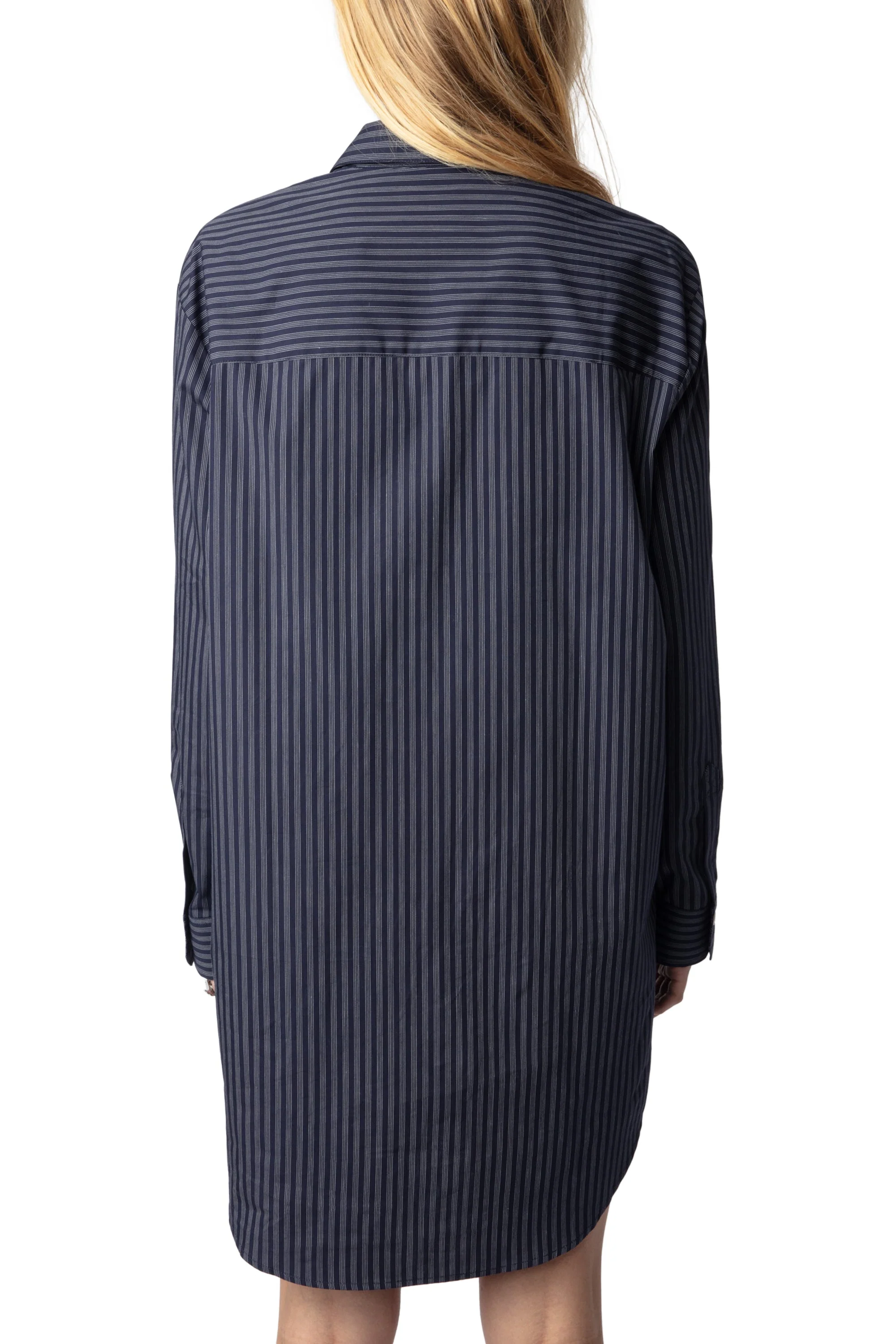 Rorning Pop Dress | Navy Blue - Image 5