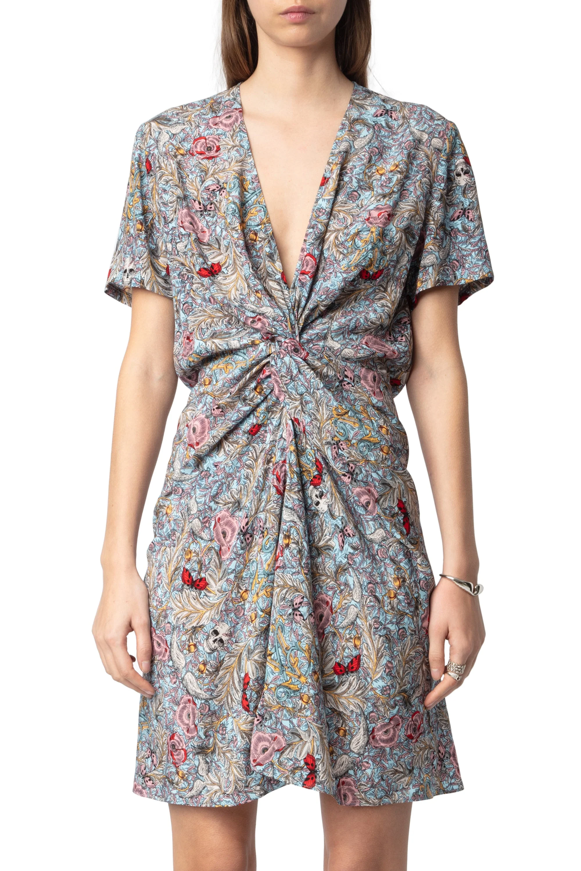 Rozom Soft British Flowers Dress | Mist