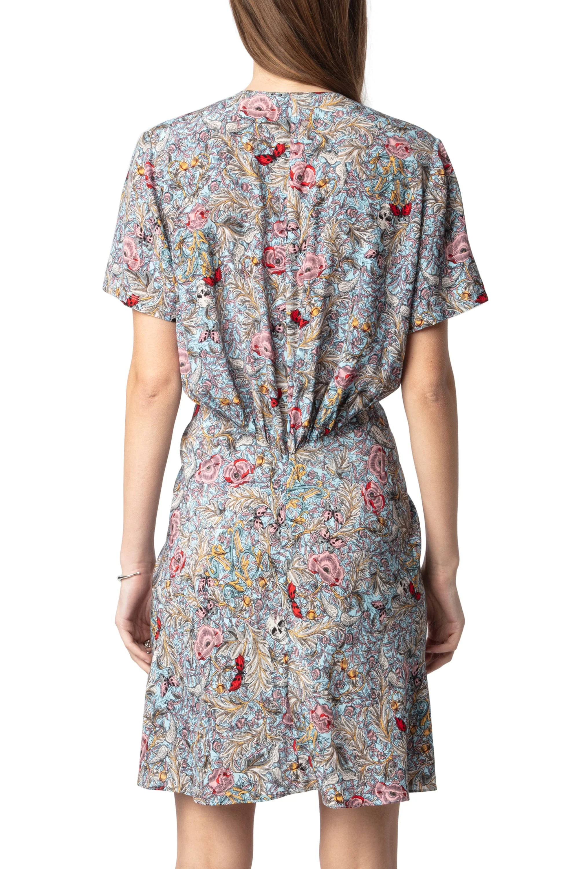 Rozom Soft British Flowers Dress | Mist - Image 5