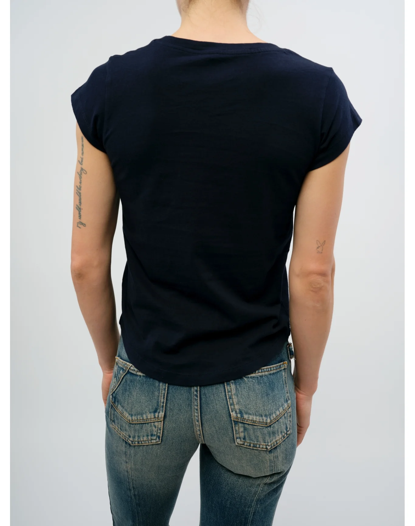 Skinny HC Z T-Shirt - I | Navy Blue - Image 4