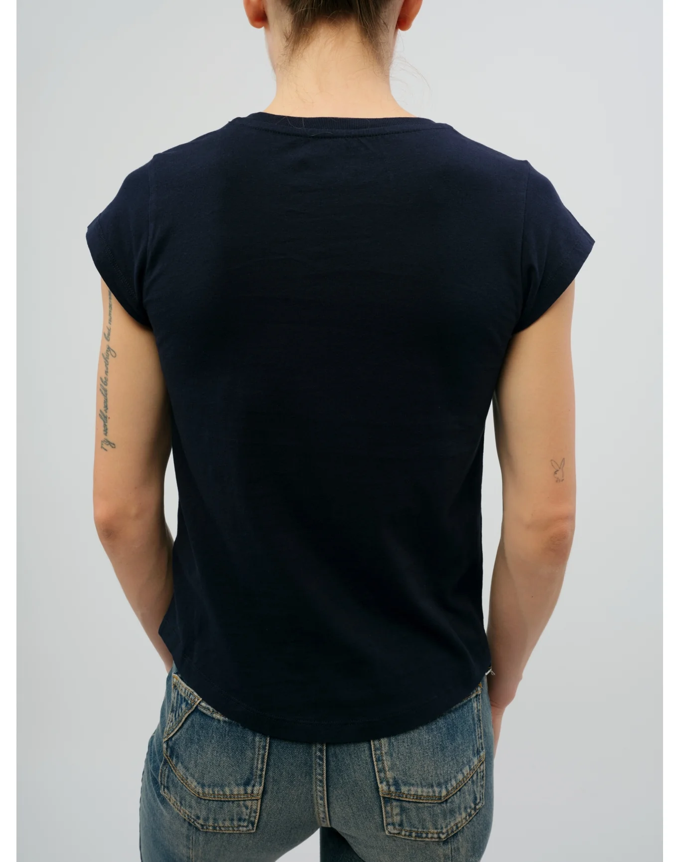 Skinny HC Z T-Shirt - II | Navy Blue - Image 5