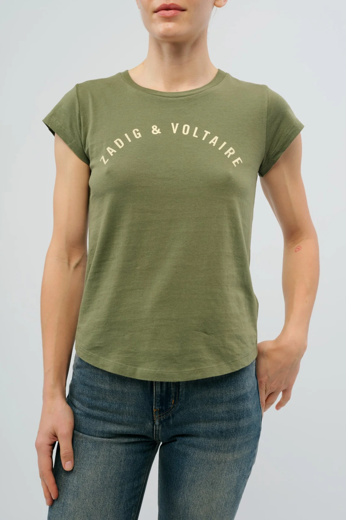 Skinny HC Z T-Shirt - II | Used Khaki