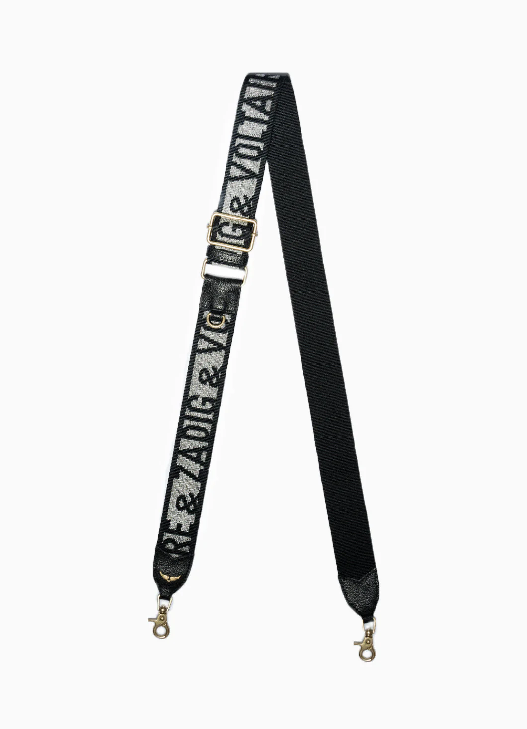 Strap Glitter Zadig Strap | Black/Silver
