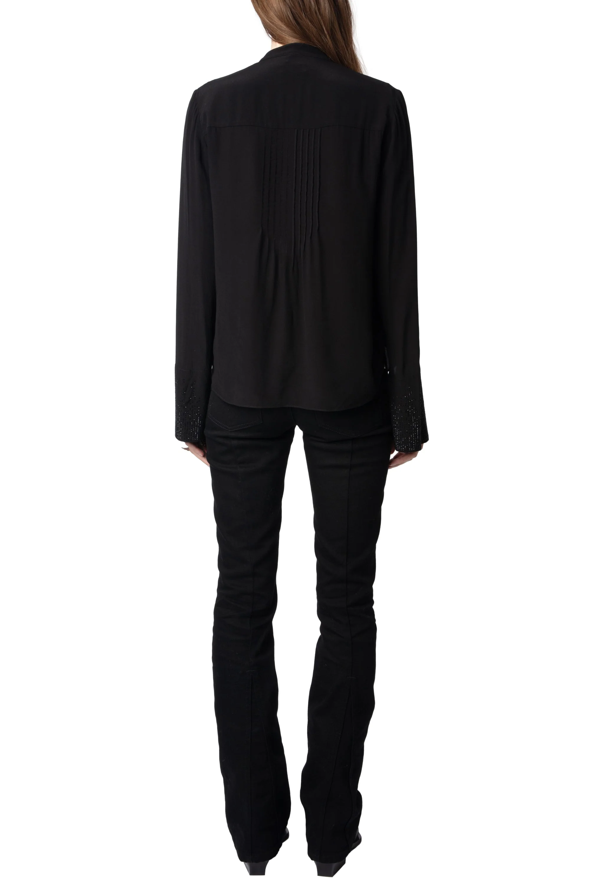 Taika Soft Strass Shirt | Black - Image 6