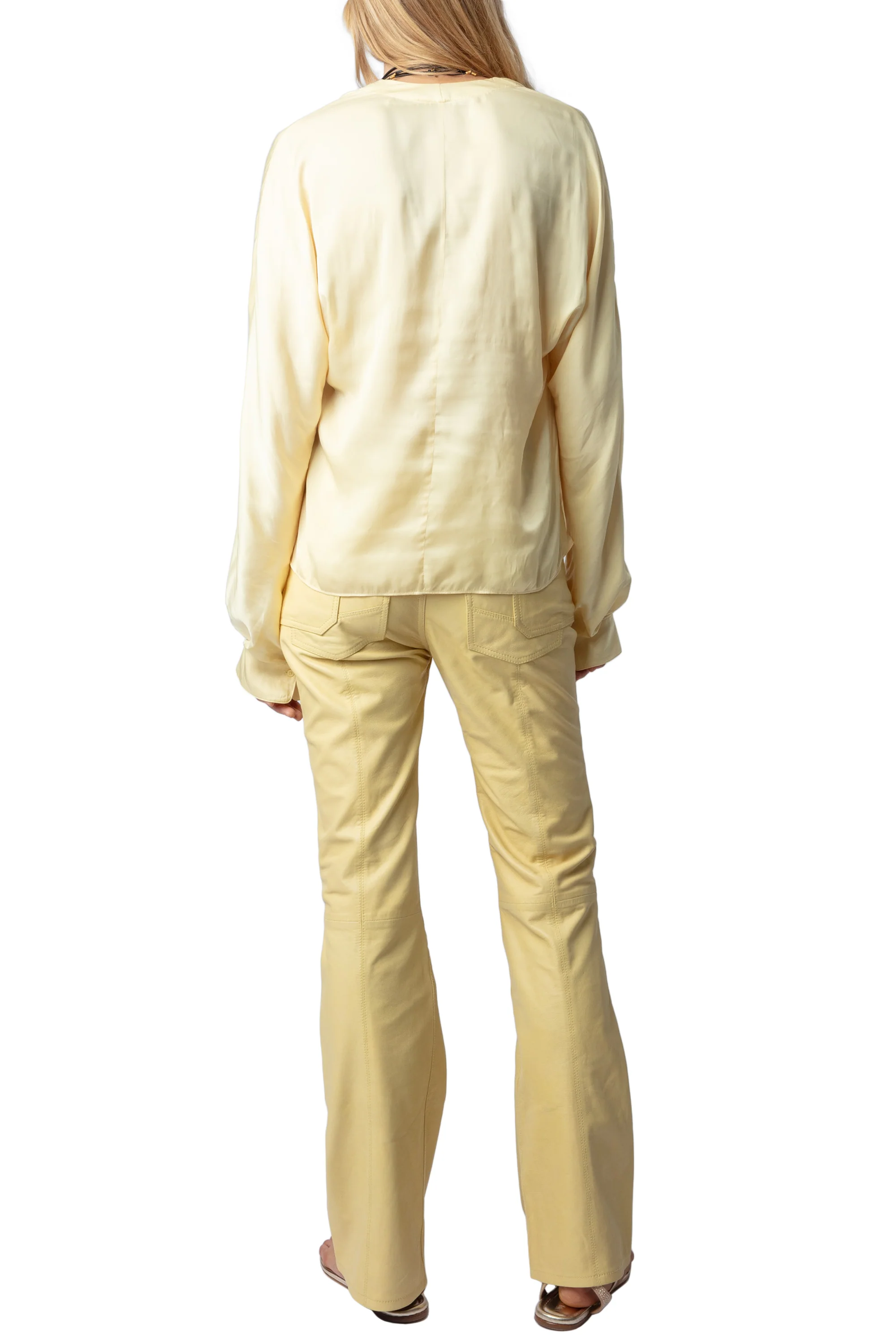 Tonastir Satin Shirt | Shea Butter - Image 6