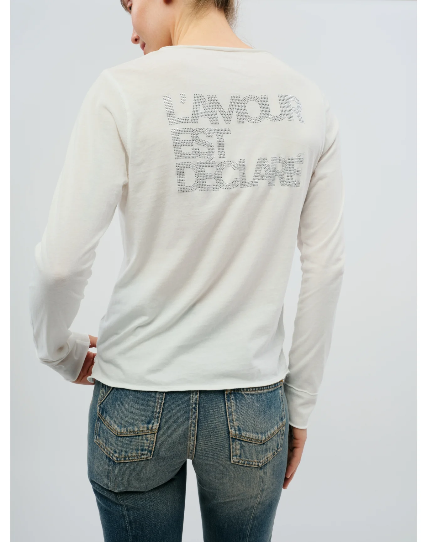 Tunisien Ml Cl Amour D Strass T-Shirt | Beige - Image 5