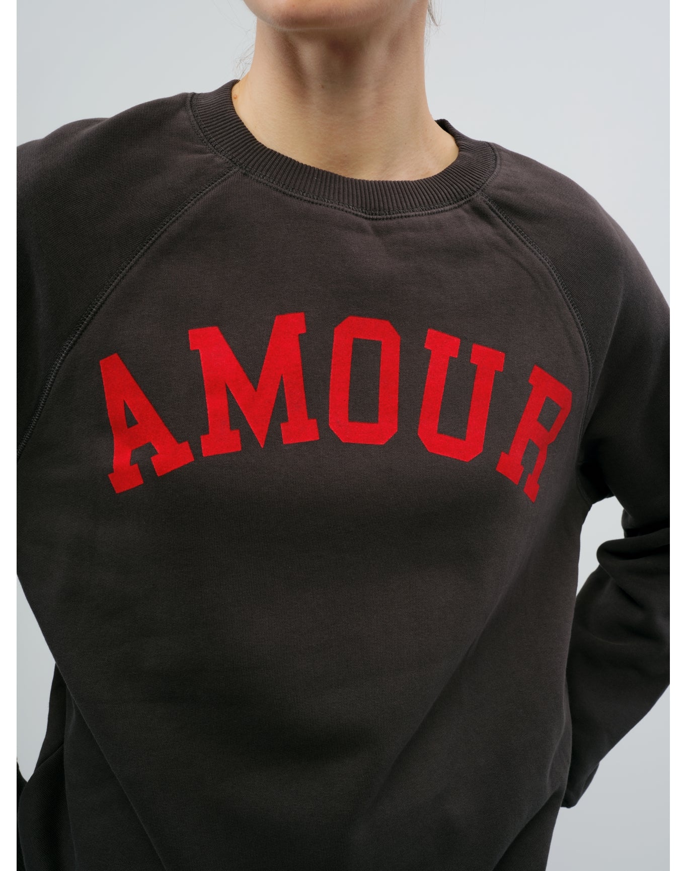 Upper Mo Amour Flock Sweatshirt | Carbon - Image 3