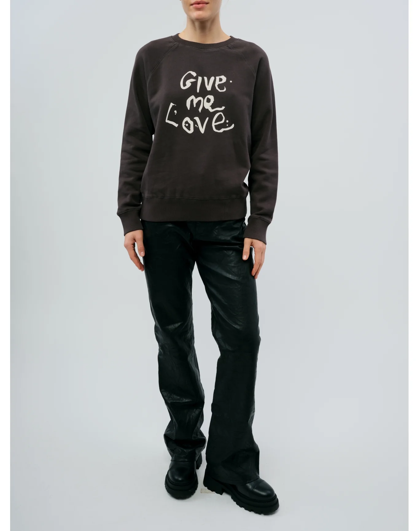 Upper Mo Give Me Love Sweatshirt | Carbon - Image 2