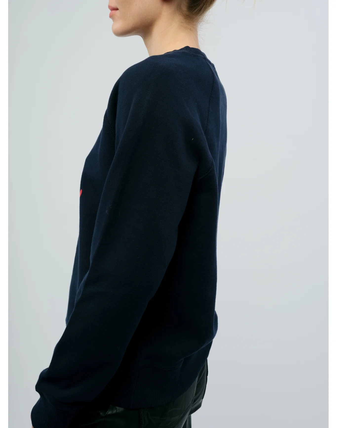 Upper Mo Give Me Love Sweatshirt | Navy Blue - Image 4
