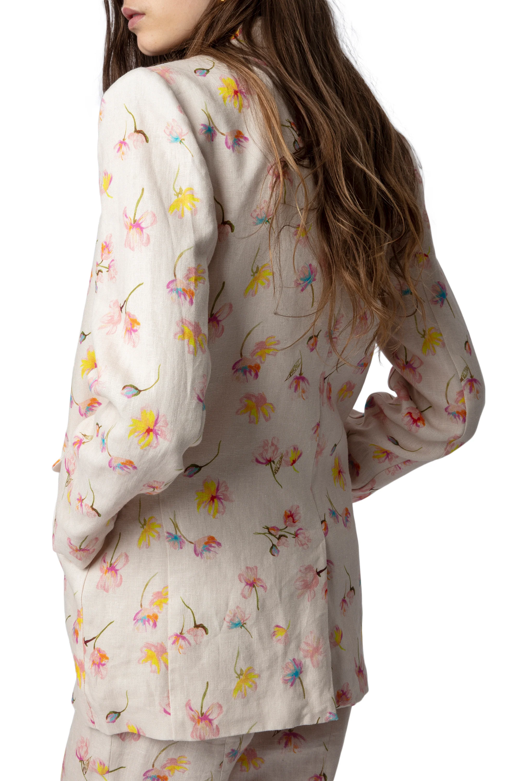 Vegy Linen Courtney Blazer | Vanilla - Image 4
