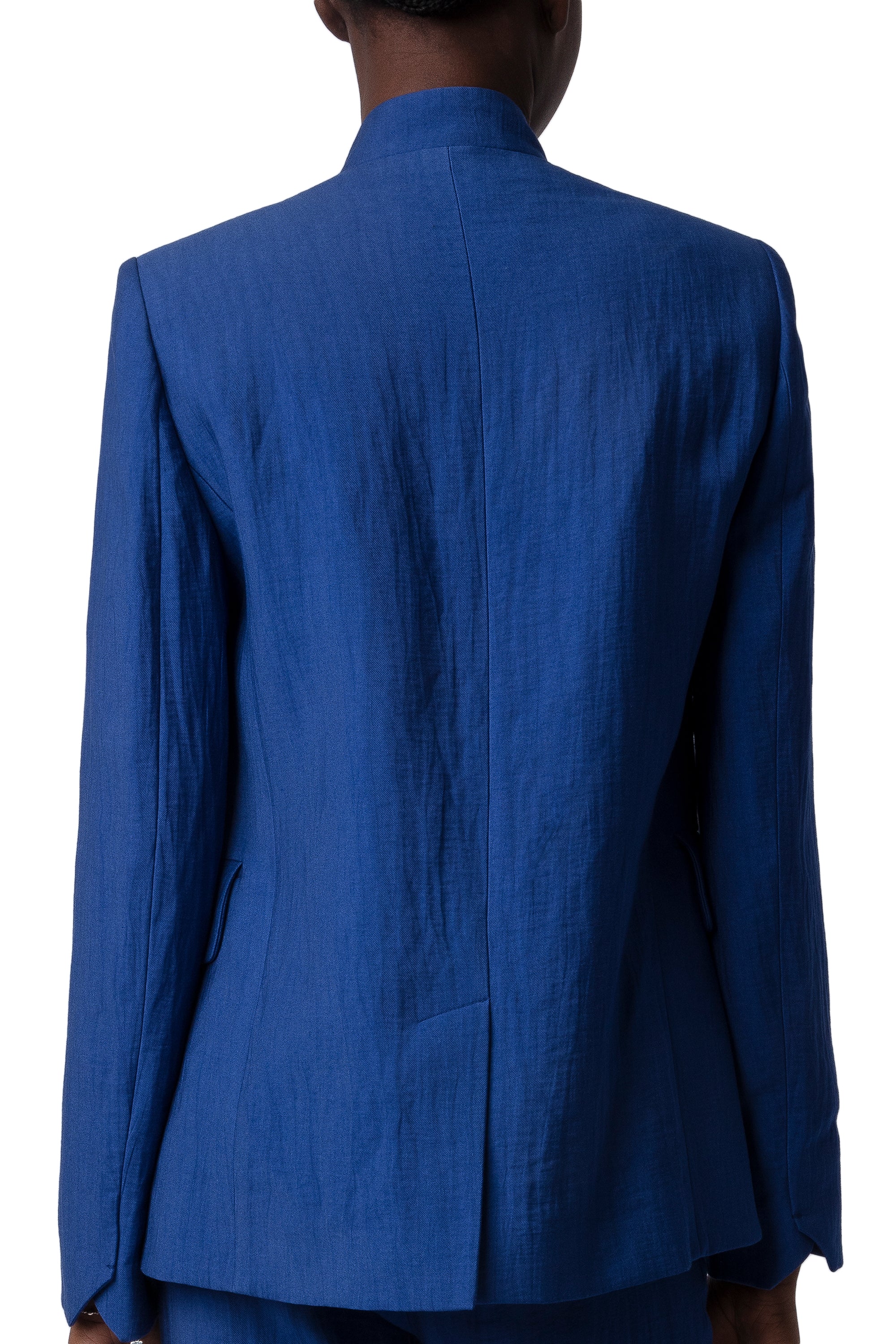 Very Tailleur Linen Blazer | Deep Sea - Image 5