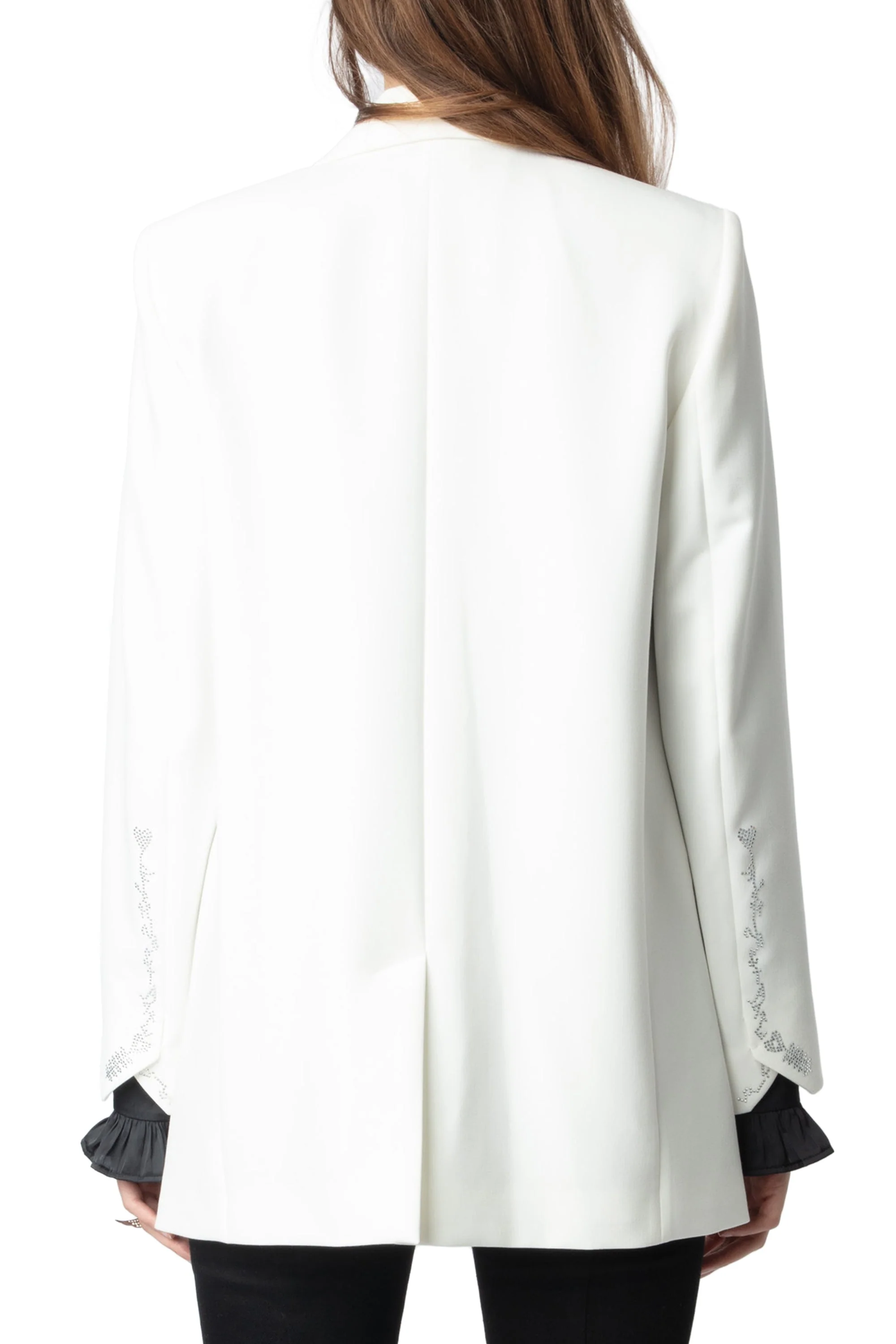 Viva Strass Line Blazer | Beige - Image 5