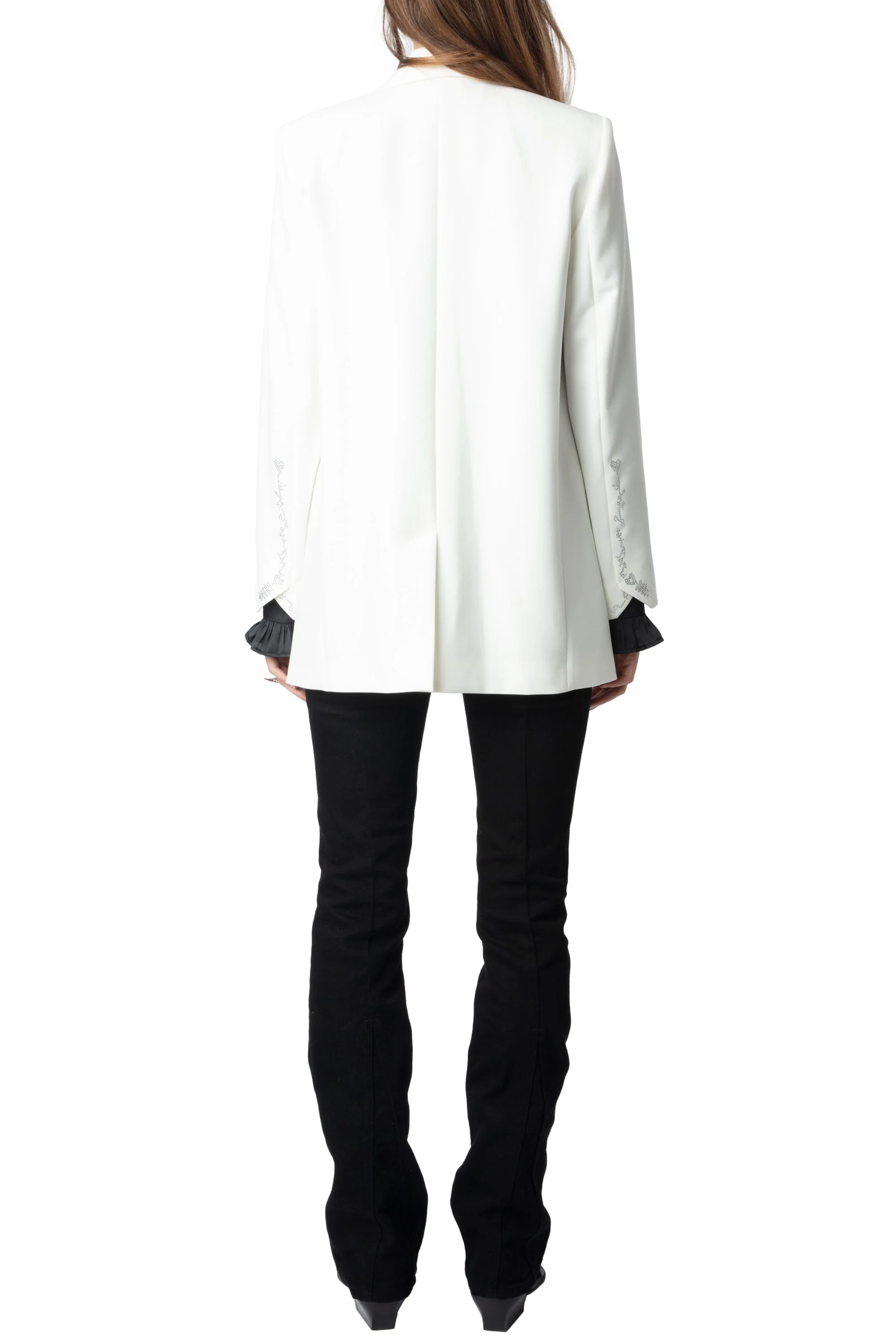 Viva Strass Line Blazer | Beige - Image 6